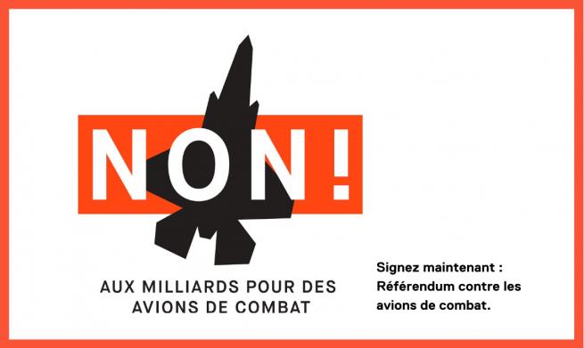 NON aux avions de combat ! NON aux avions de combat !