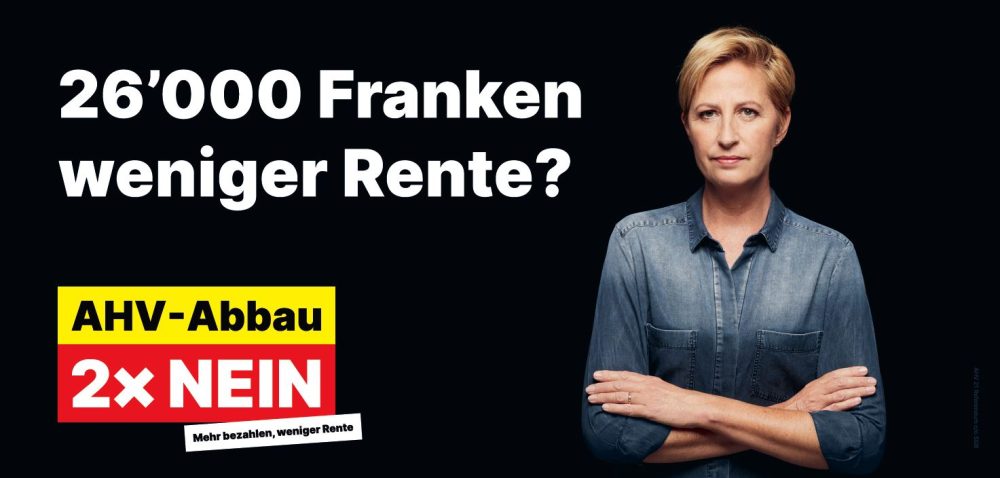 Nein zum AHV-Abbau