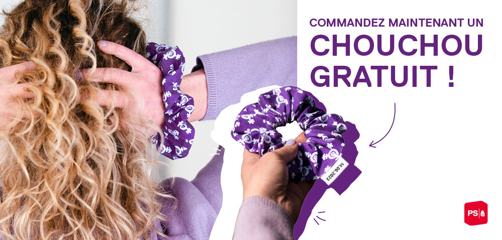 Commandez maintenant des chouchous pour la grève féministe !