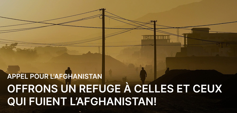 Appel pour Afghanistan
