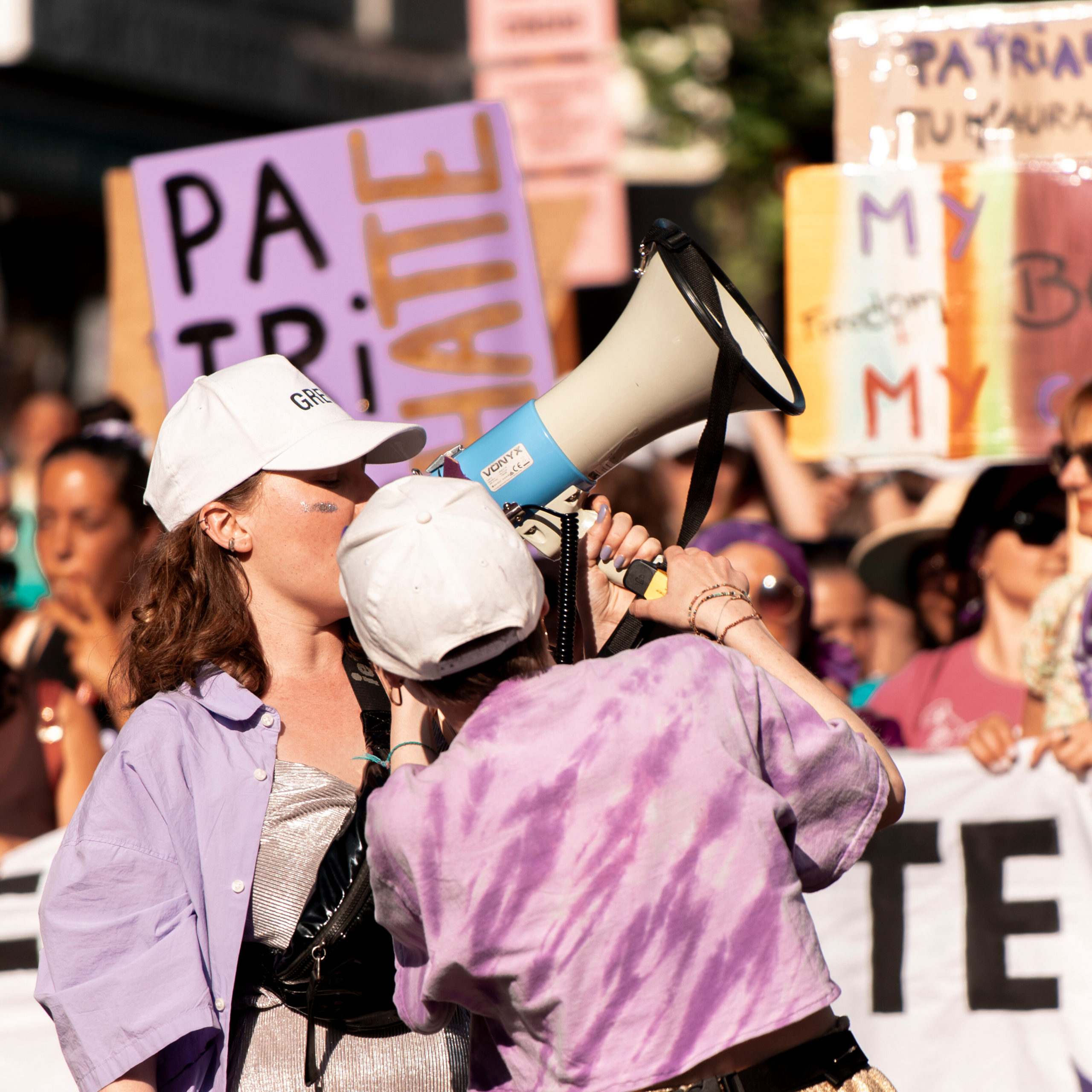 Hintergrundbild  für eine soziale, feministische und klimagerechte Zukunft