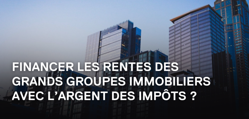 Lettre ouverte aux grands groupes immobiliers