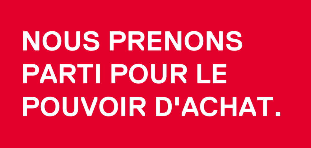 Elections 2023 - Renforcer le pouvoir d'achat