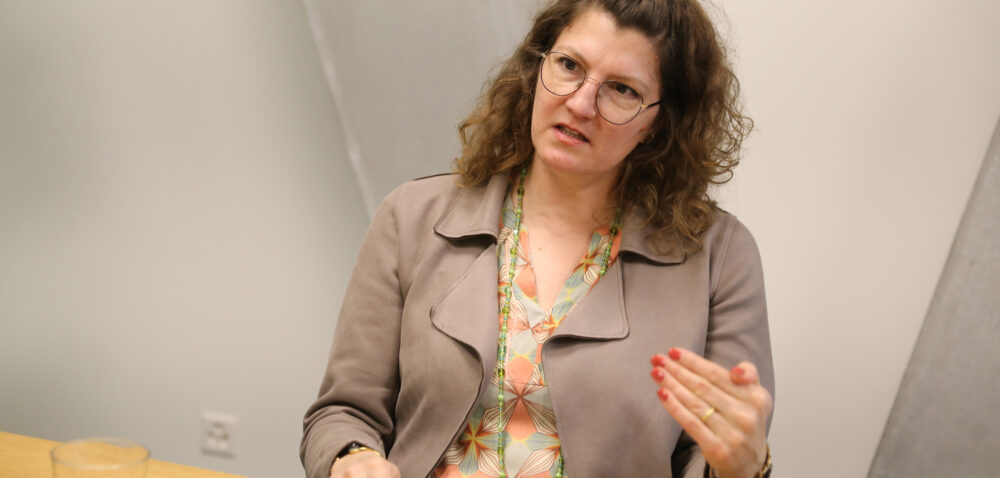 Interview  Lausanne de Nicole Bardet, directrice de la Banque Alternative