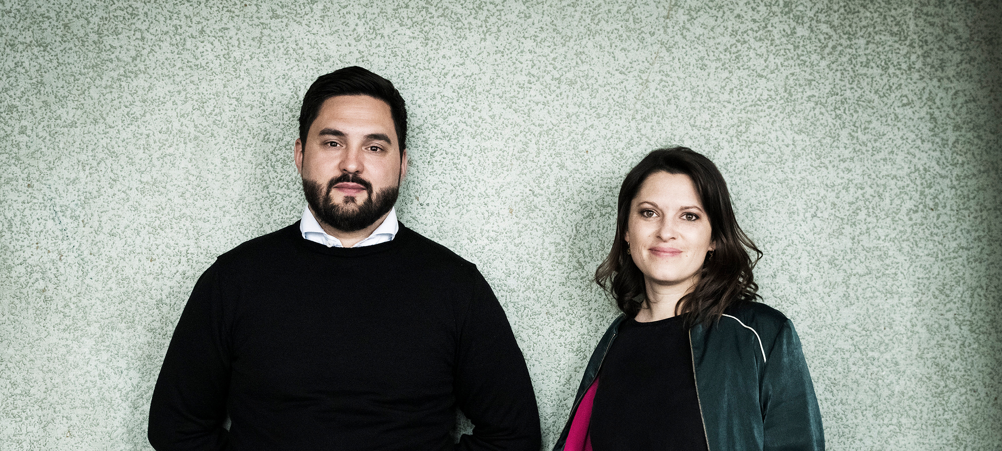 Das Co-Präsidium Cédric Wermuth und Mattea Meyer.
