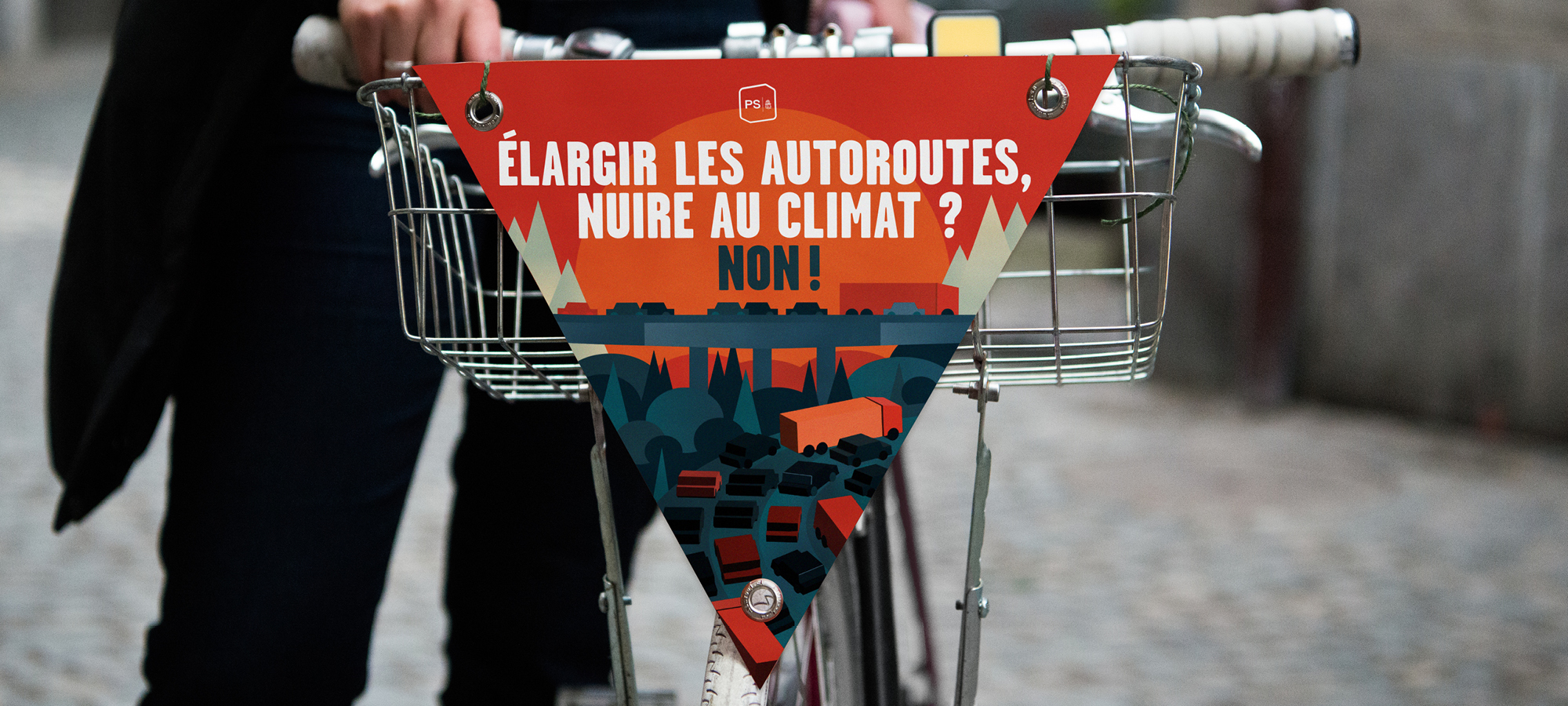 Usare la bici per dimostrare ciò che si puo fare in concreto contro le code e a favore del clima.