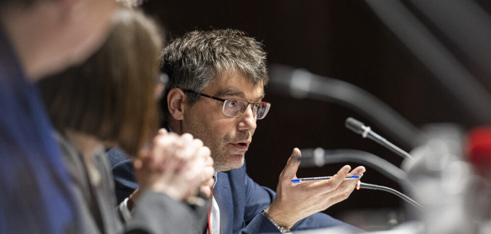 BERN, 20.12.2024 - Pressekonferenz zum Bericht der Parlamentarischen Untersuchungskommission (PUK ) zum Thema Credit Suisse.
Foto: Parlamentsdienste / Pascal Mora