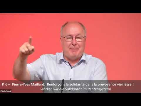 SP 60+: Rede von Pierre-Yves Maillard
